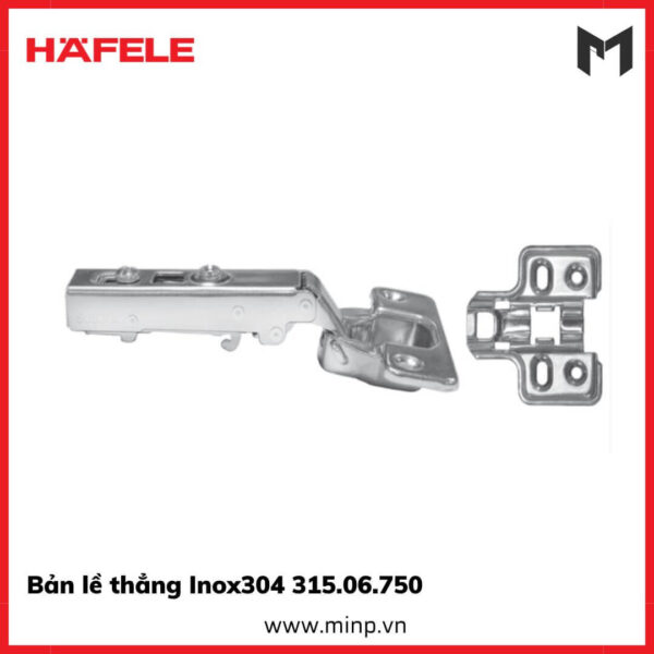 BẢN LỀ THẲNG INOX304 HAFELE 315.06.750